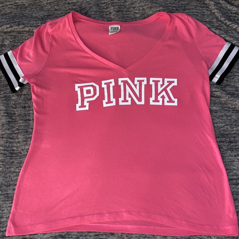 VS PINK hot pink shirt excellent condition